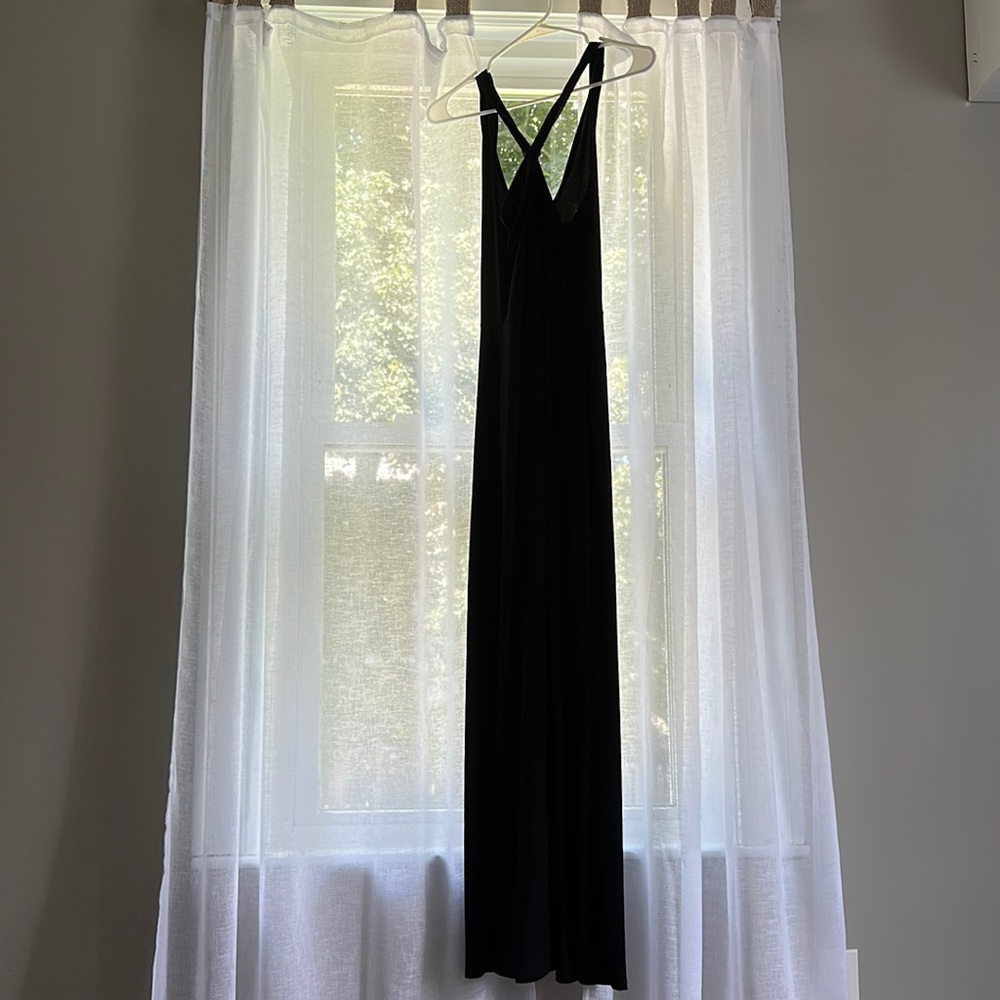 Black high neck jumpsuit